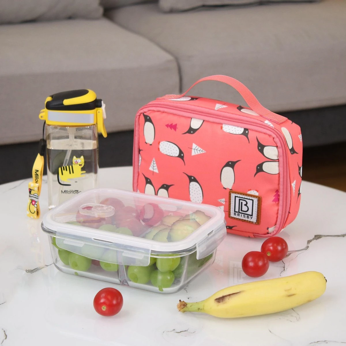 Brisby 4 Laags Geïsoleerde Koeltas - Lunchtas 1.5 liter - Roze Pinguïn Brisby 4 Laags Geïsoleerde Koeltas - Lunchtas 1.5 Liter - Roze Pinguïn -Outdoor Kampeeruitrusting Winkel 1200x1200 552