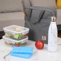 Brisby 4 Laags Geïsoleerde Koeltas - Lunchtas 7 Liter - Donkergrijs -Outdoor Kampeeruitrusting Winkel 1200x1200 560