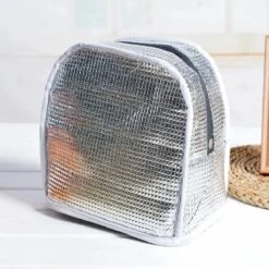 Lunch Bag - Zwart/Wit | Koeltas | Polyester / Nylon | 23x15x20 Cm | Fashion Favorite -Outdoor Kampeeruitrusting Winkel 1200x1200 567