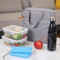 Brisby 4 Laags Geïsoleerde Koeltas - Lunchtas 7 Liter - Lichtgrijs -Outdoor Kampeeruitrusting Winkel 1200x1200 607