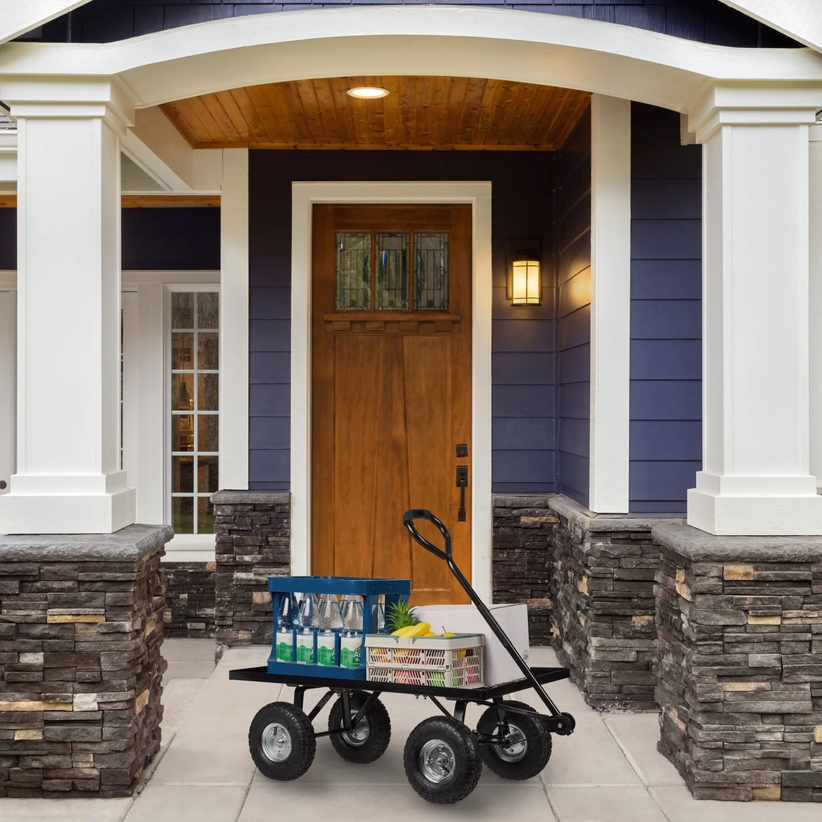 Relaxdays bolderkar tuin - platte tuinwagen - luchtbanden - 200 kg - transportkar - staal Relaxdays Bolderkar Tuin - Platte Tuinwagen - Luchtbanden - 200 Kg - Transportkar - Staal -Outdoor Kampeeruitrusting Winkel 1200x1200 780