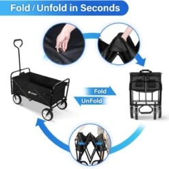 Rijoka Opvouwbare Bolderkar/Bolderwagen Rood 3 Rijoka Opvouwbare Bolderkar/Bolderwagen Rood -Outdoor Kampeeruitrusting Winkel 1200x1200 782