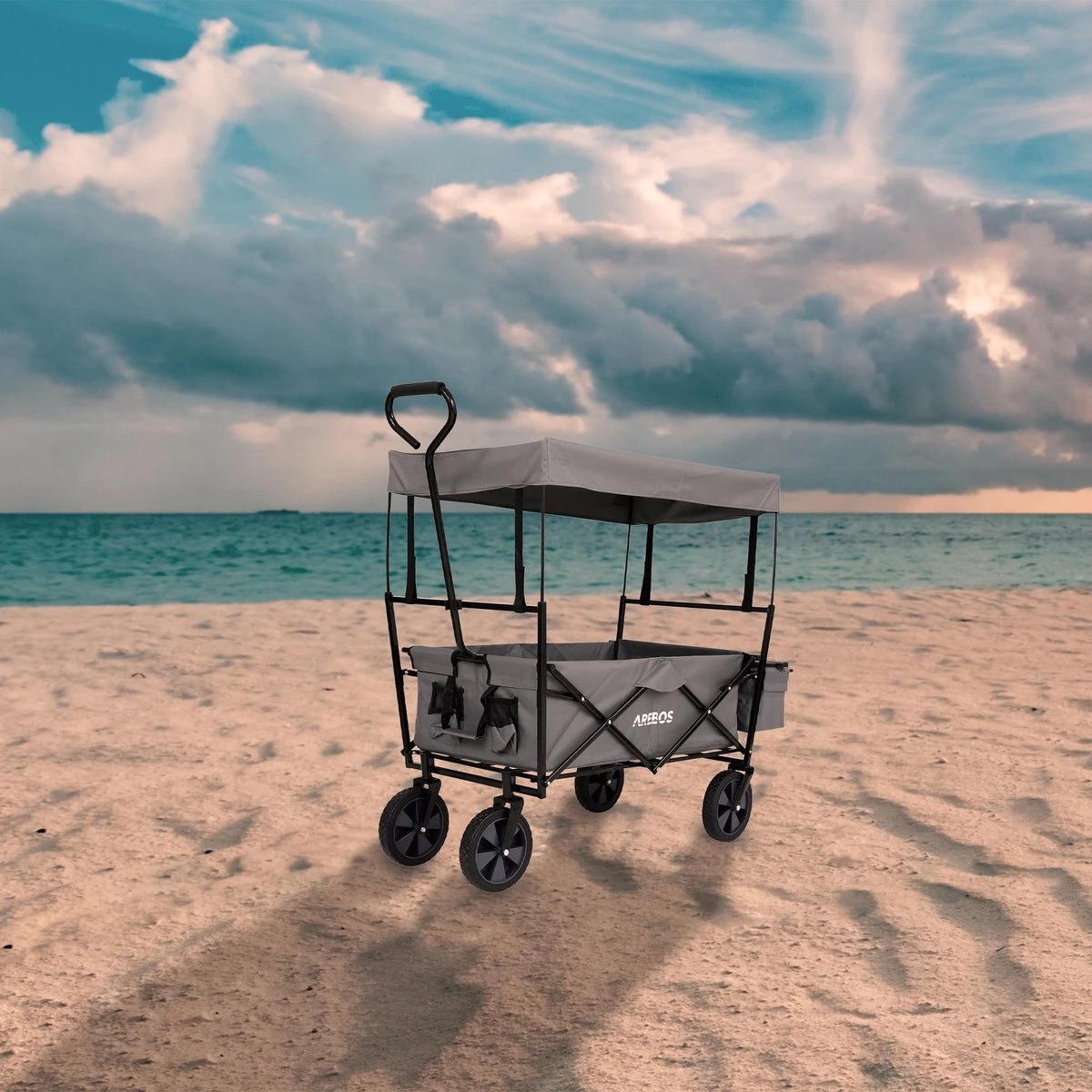 AREBOS Handwagen Vouwbare dak Handwagen Vouwbare Trolley Uitrustingswagen Grijs AREBOS Handwagen Vouwbare Dak Handwagen Vouwbare Trolley Uitrustingswagen Grijs -Outdoor Kampeeruitrusting Winkel 1200x1200 803