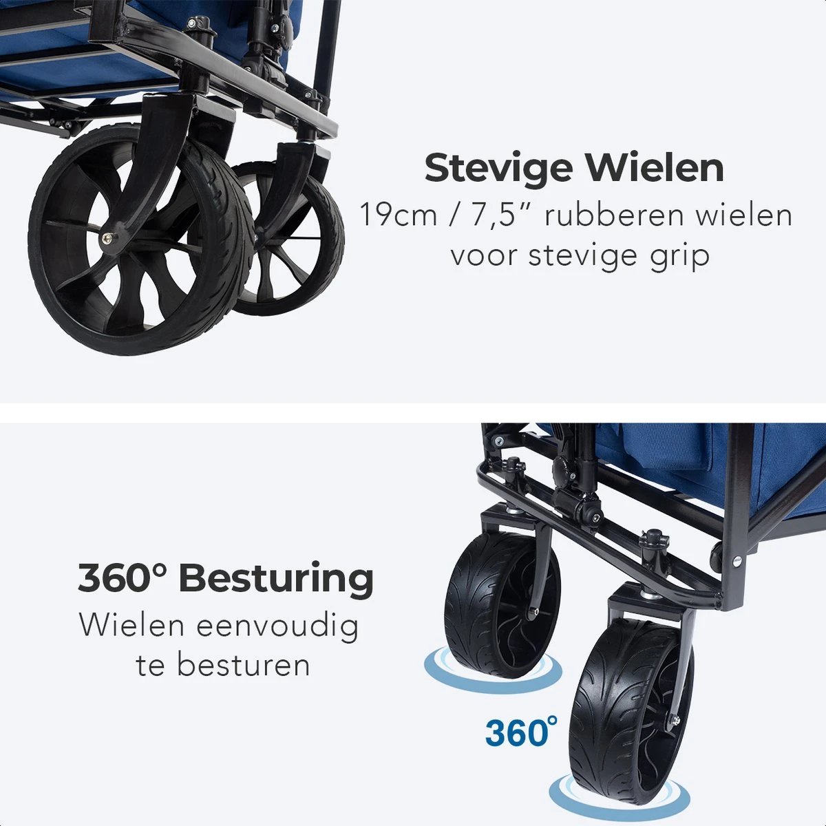 LifeGoods Bolderkar - Opvouwbaar - tot 120KG - 103L - Extra Draagtas en Duwstang - Wasbaar Polyester - 98x45cm - Blauw/Grijs LifeGoods Bolderkar - Opvouwbaar - Tot 120KG - 103L - Extra Draagtas En Duwstang - Wasbaar Polyester - 98x45cm - Blauw/Grijs -Outdoor Kampeeruitrusting Winkel 1200x1200 837