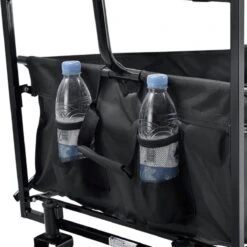 Rijoka Opvouwbare Bolderkar/Bolderwagen - Telescopische Stang | Zwart -Outdoor Kampeeruitrusting Winkel 1200x1200 877