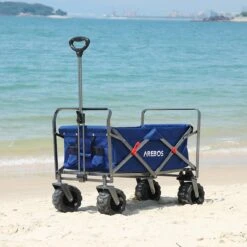 AREBOS Handkar | Transportwagen | Apparatuurwagen | Opvouwbaar | Blauw -Outdoor Kampeeruitrusting Winkel 1200x1200 898