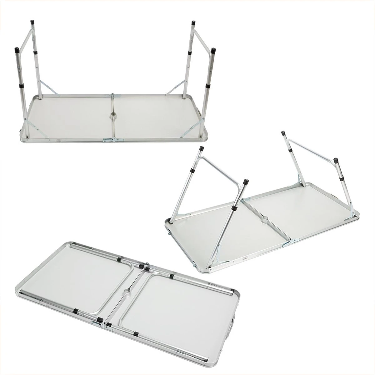 Casaria Campingtafel – Inklapbaar Verstelbaar - 120x60x70 cm Grijs Casaria Campingtafel – Inklapbaar Verstelbaar - 120x60x70 Cm Grijs -Outdoor Kampeeruitrusting Winkel 1200x1200 92