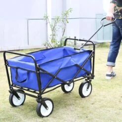 Merkloos Bolderkar - Bolderkar Opvouwbaar - Bolderwagen - Bolderwagen Opvouwbaar - Blauw -Outdoor Kampeeruitrusting Winkel 1200x1200 925