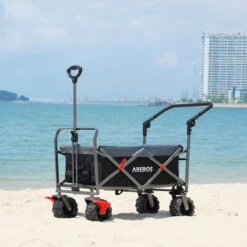 AREBOS Opvouwbare Steekwagen Met Telescopische Stang Draagvermogen 100 Kg -Outdoor Kampeeruitrusting Winkel 1200x1200 961