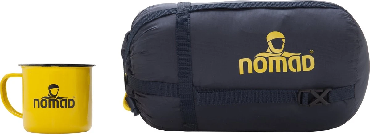 NOMAD® Taurus 250 Slaapzak | 210x80cm Grijs | Lichtgewicht & Kwalitatief | Slaapzak | Incl Hoes NOMAD® Taurus 250 Slaapzak | 210x80cm Grijs | Lichtgewicht & Kwalitatief | Slaapzak | Incl Hoes -Outdoor Kampeeruitrusting Winkel