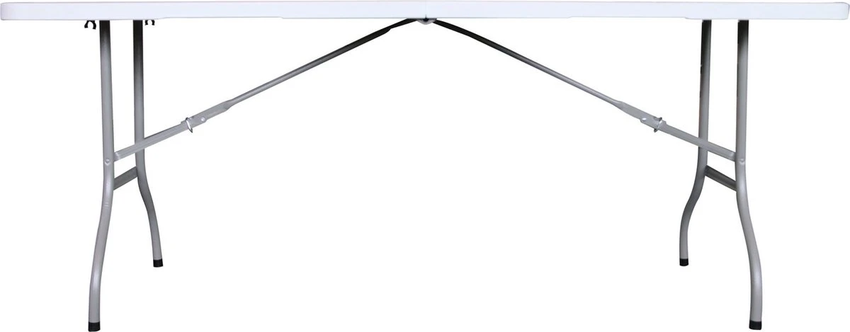 ERRO Campingtafel - Vouwtafel - 180x74x72 cm - Wit - Voor 8 personen ERRO Campingtafel - Vouwtafel - 180x74x72 Cm - Wit - Voor 8 Personen -Outdoor Kampeeruitrusting Winkel