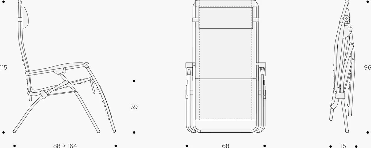 Lafuma RSXA Clip - Relaxstoel - Verstelbaar - Inklapbaar - Zero Gravity - Moss Lafuma RSXA Clip - Relaxstoel - Verstelbaar - Inklapbaar - Zero Gravity - Moss -Outdoor Kampeeruitrusting Winkel