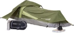 Where Tomorrow Solo Tent 220X80X50 Cm - Groen - 1 Persoons 4 Where Tomorrow Solo Tent 220X80X50 Cm - Groen - 1 Persoons -Outdoor Kampeeruitrusting Winkel 1200x544