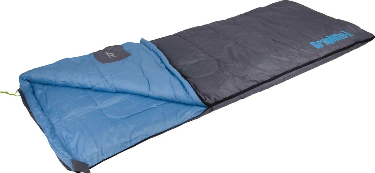 Bo-Camp - Slaapzak - Graphite-L - 200x80 cm - Grijs/Blauw Bo-Camp - Slaapzak - Graphite-L - 200x80 Cm - Grijs/Blauw -Outdoor Kampeeruitrusting Winkel 1200x556 1