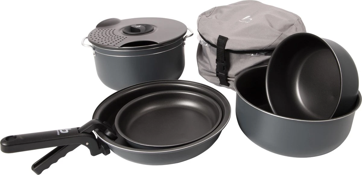 Bo-Camp Pannenset - Camping - 7-delig - Aluminium Bo-Camp Pannenset - Camping - 7-delig - Aluminium -Outdoor Kampeeruitrusting Winkel 1200x580 6
