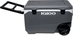 Igloo Latitude 90 Roller - Grote Koelbox Op Wielen - 85 Liter - Grijs -Outdoor Kampeeruitrusting Winkel 1200x595