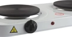 Orange85 Kookplaat - Elektrisch - 2 Pits - Kampeer Accessoires - Wit - 48x27x5cm - Metaal - Fornuis - Vrijstaand -Outdoor Kampeeruitrusting Winkel 1200x627