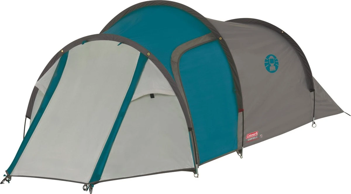 Coleman Cortes 2 Tunneltent - 2-Persoons - Blauw/Wit Coleman Cortes 2 Tunneltent - 2-Persoons - Blauw/Wit -Outdoor Kampeeruitrusting Winkel 1200x665 2