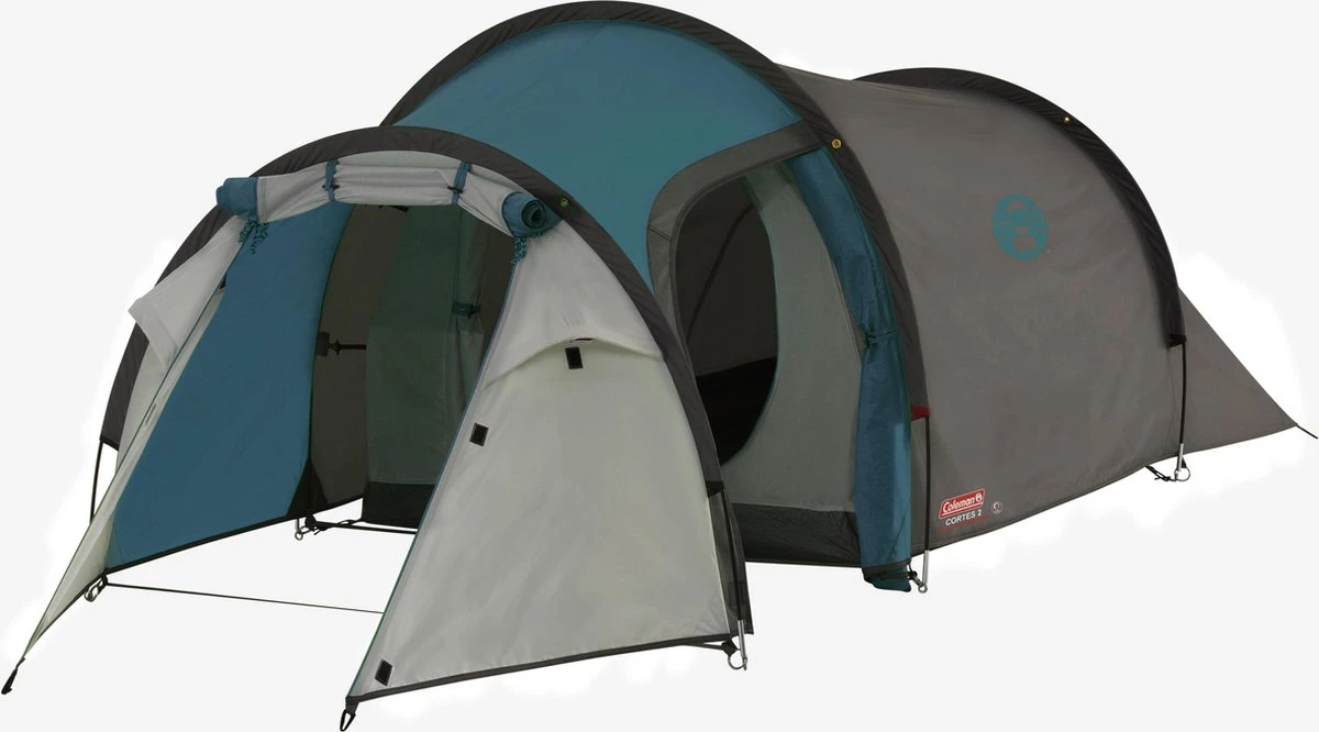 Coleman Cortes 2 Tunneltent - 2-Persoons - Blauw/Wit Coleman Cortes 2 Tunneltent - 2-Persoons - Blauw/Wit -Outdoor Kampeeruitrusting Winkel 1200x666 5
