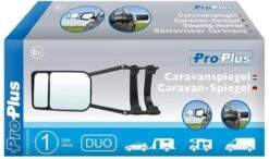 PROPLUS Pro Plus Caravanspiegel - Duo - 23 Cm - Universeel Voor Links En Rechts - Zwart -Outdoor Kampeeruitrusting Winkel 1200x708 1