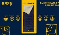 Abbey Camp Slaapzak Amsterdam-07 - Dekenmodel - 210 X 85 Cm - Kobalt -Outdoor Kampeeruitrusting Winkel 1200x711 5
