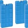Merkloos Set Van 6x Blauwe Koelelementen 200 Gram 8 X 15 X 2 Cm - Koelblokken/koelelementen Voor Koeltas/koelbox