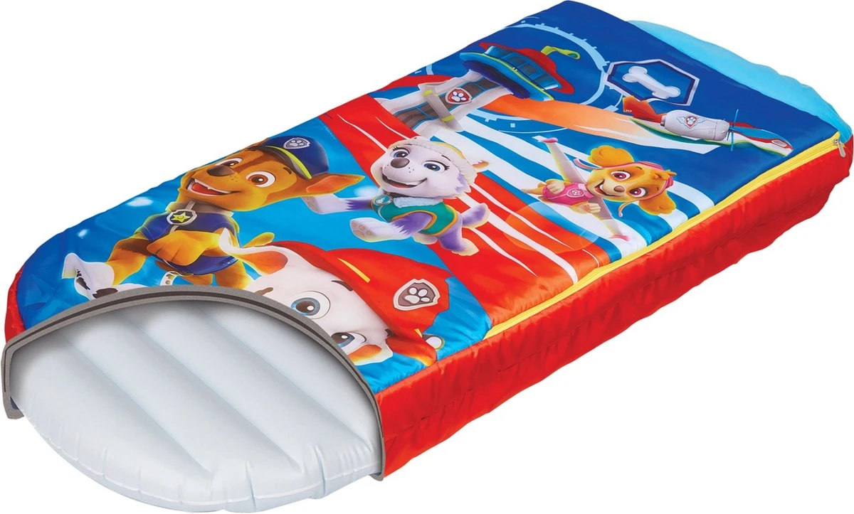 Paw Patrol Junior ReadyBed-2 in 1 Kids Sleeping Inflatable air Bed in a Bag with a Pump, Polyester, Single Paw Patrol Junior ReadyBed-2 In 1 Kids Sleeping Inflatable Air Bed In A Bag With A Pump, Polyester, Single -Outdoor Kampeeruitrusting Winkel