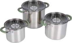 Bo-Camp - Pannenset - Elan Plus - 3-Delig - RVS -Outdoor Kampeeruitrusting Winkel 1200x726 3