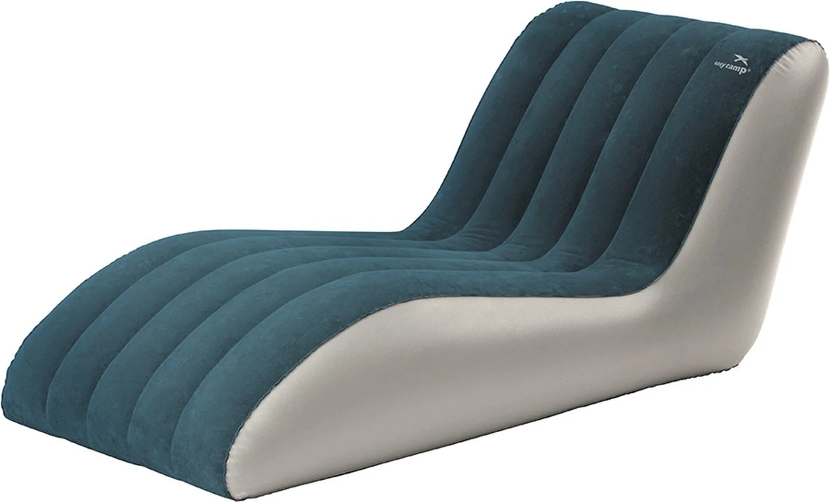 Easy Camp Comfy Lounger-Campingstoel-Ligstoel-Opblaasbaar-Staal Blauw Easy Camp Comfy Lounger-Campingstoel-Ligstoel-Opblaasbaar-Staal Blauw -Outdoor Kampeeruitrusting Winkel