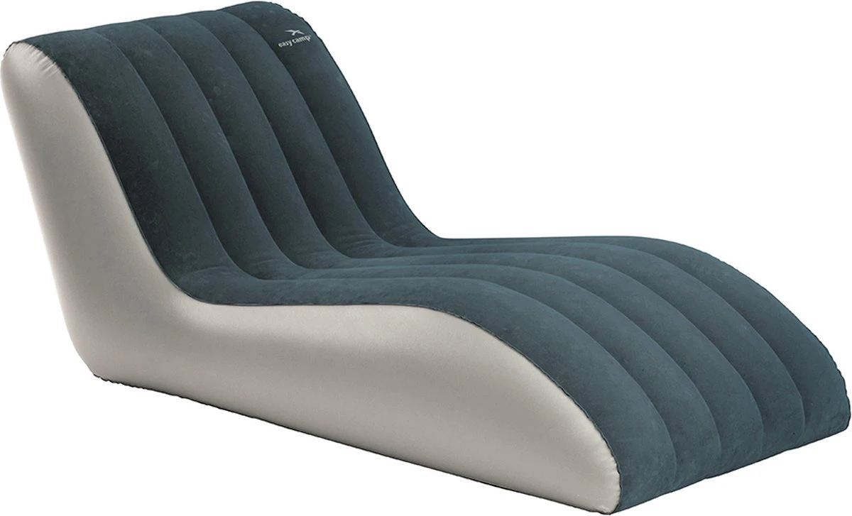 Easy Camp Comfy Lounger-Campingstoel-Ligstoel-Opblaasbaar-Staal Blauw Easy Camp Comfy Lounger-Campingstoel-Ligstoel-Opblaasbaar-Staal Blauw -Outdoor Kampeeruitrusting Winkel