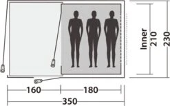 Easy Camp Tent Galaxy 300 3-persoons Rustiekgroen -Outdoor Kampeeruitrusting Winkel 1200x746 2