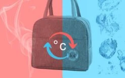 Koeltas - Lunchtas - Volwassenen En Kinderen - Compact & Handig: Zomer - Picknick -School - Lunch - Werk - Klassiek Grijs -Outdoor Kampeeruitrusting Winkel 1200x747