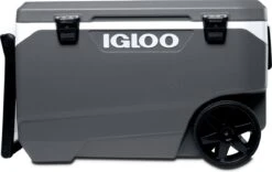 Igloo Latitude 90 Roller - Grote Koelbox Op Wielen - 85 Liter - Grijs -Outdoor Kampeeruitrusting Winkel 1200x758