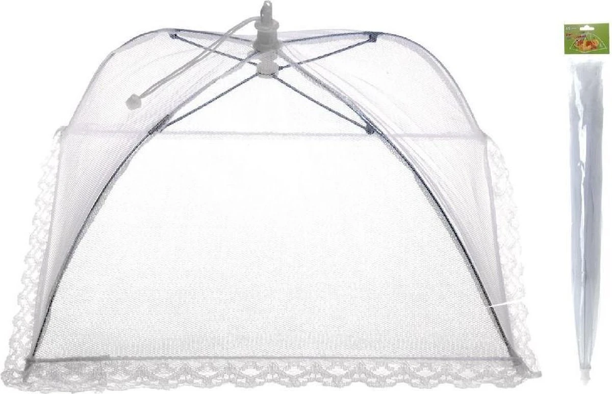 Opvouwbaar Vliegennetje / Vliegenkapje 45 x 45 cm - Hoogte 20 cm Merkloos Opvouwbaar Vliegennetje / Vliegenkapje 45 X 45 Cm - Hoogte 20 Cm -Outdoor Kampeeruitrusting Winkel 1200x774 3