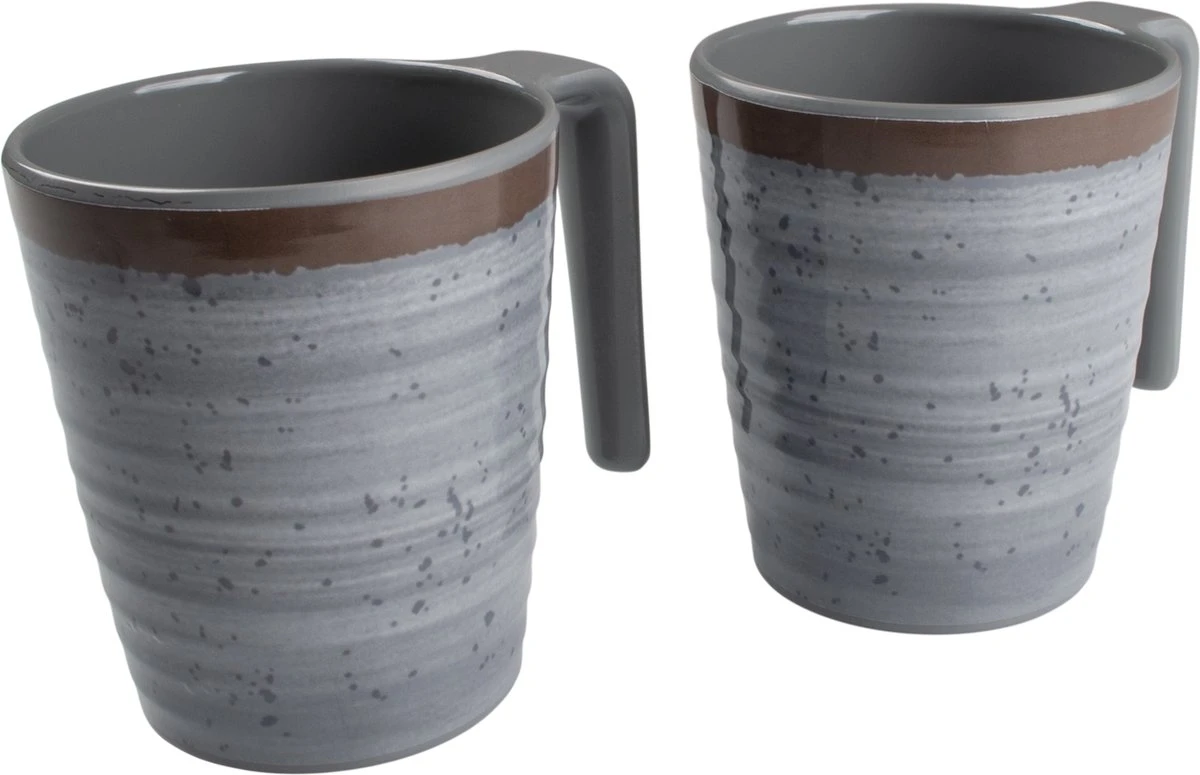 Bo-Camp - Mok - Halo - L - 4 Stuks - Grijs Bo-Camp - Mok - Halo - L - 4 Stuks - Grijs -Outdoor Kampeeruitrusting Winkel 1200x775 5