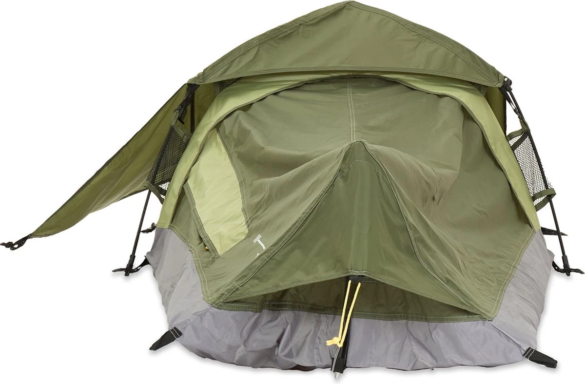 Where Tomorrow Solo Tent 220X80X50 Cm - Groen - 1 Persoons Where Tomorrow Solo Tent 220X80X50 Cm - Groen - 1 Persoons -Outdoor Kampeeruitrusting Winkel 1200x788 5