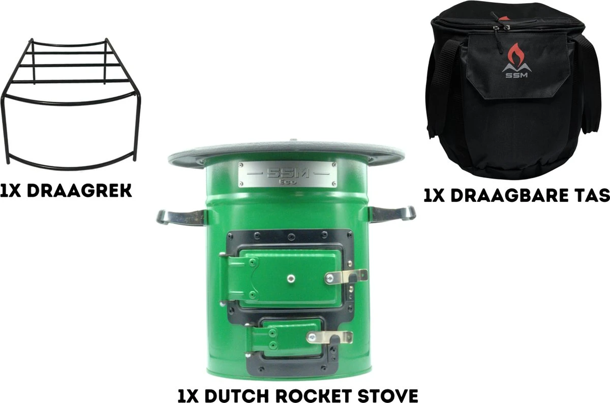 Dutch Rocket Stove - Rocket Stove - Kooktoestel op houtvuur - met Draagtas - Dutch Oven Dutch Rocket Stove - Rocket Stove - Kooktoestel Op Houtvuur - Met Draagtas - Dutch Oven -Outdoor Kampeeruitrusting Winkel 1200x793 3