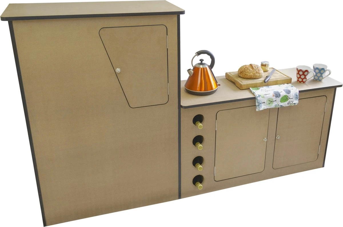 Camper Keuken MDF - Linkerkant EU - Inclusief Kledingstang + Wijnrek - Onbewerkt - Inbouw kasten Inrichting Kampeerauto Caravan Camper Keuken MDF - Linkerkant EU - Inclusief Kledingstang + Wijnrek - Onbewerkt - Inbouw Kasten Inrichting Kampeerauto Caravan -Outdoor Kampeeruitrusting Winkel 1200x794 10