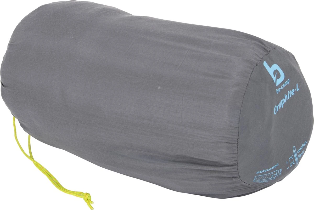Bo-Camp - Slaapzak - Graphite-L - 200x80 cm - Grijs/Blauw Bo-Camp - Slaapzak - Graphite-L - 200x80 Cm - Grijs/Blauw -Outdoor Kampeeruitrusting Winkel 1200x803 14