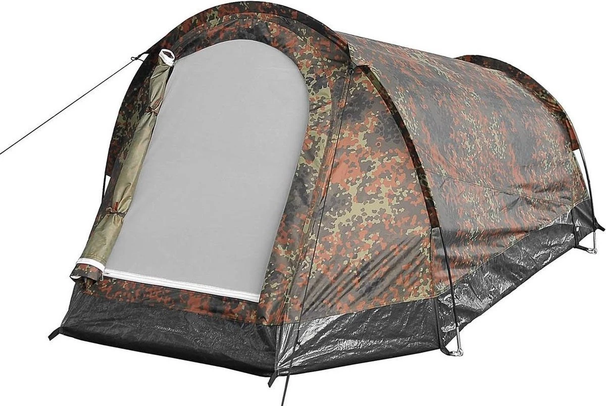 Tunneltent, "Schwarzenberg", vlekcamouflage, 1 persoon Tunneltent, "Schwarzenberg", Vlekcamouflage, 1 Persoon -Outdoor Kampeeruitrusting Winkel 1200x804 9