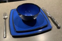 Camping Servies - 12 Delig – 100% Melamine Servies Set – Campingservies – Melamine Servies - Blue Ocean -Outdoor Kampeeruitrusting Winkel 1200x806 6