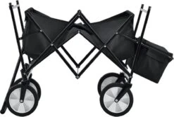 Rijoka Opvouwbare Bolderkar/Bolderwagen | Met Dakje En Draagtas | Zwart -Outdoor Kampeeruitrusting Winkel 1200x811 2