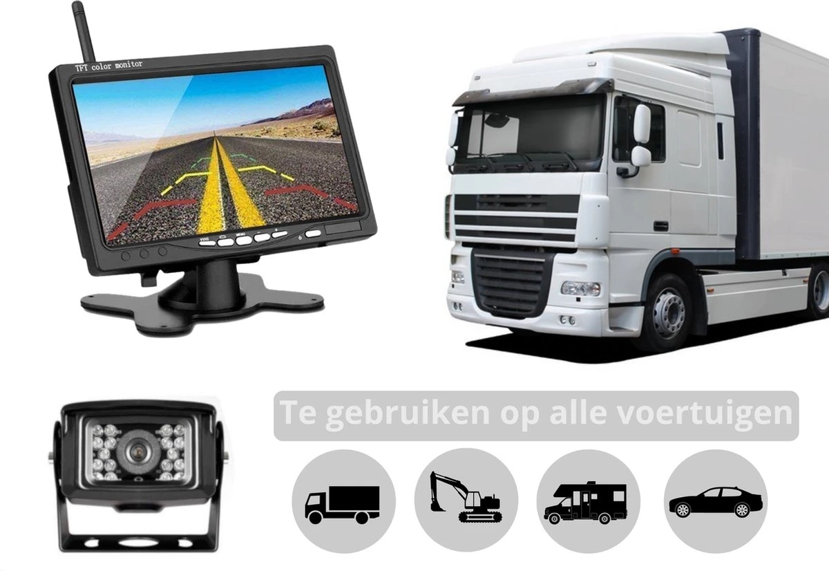 SightStrong Draadloze Achteruitrijcamera - 7” Scherm - Nachtzicht 18LED 15m SightStrong Draadloze Achteruitrijcamera - 7” Scherm - Nachtzicht 18LED 15m -Outdoor Kampeeruitrusting Winkel 1200x826 2