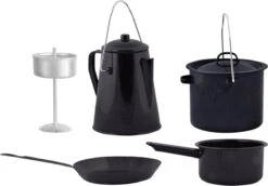 ESSCHERT DESIGN Pannenset Kampvuur - 4 Delig - Outdoor - Metaal -Outdoor Kampeeruitrusting Winkel 1200x837 3