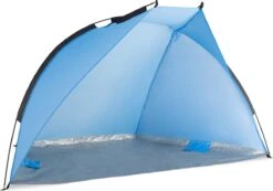 Navaris Windscherm Voor Het Strand - Zon- En Windbescherming Voor Drie Personen - Pop-up Speeltent Met UV- Bescherming - Beach Shelter Met Draagtas -Outdoor Kampeeruitrusting Winkel 1200x839 5