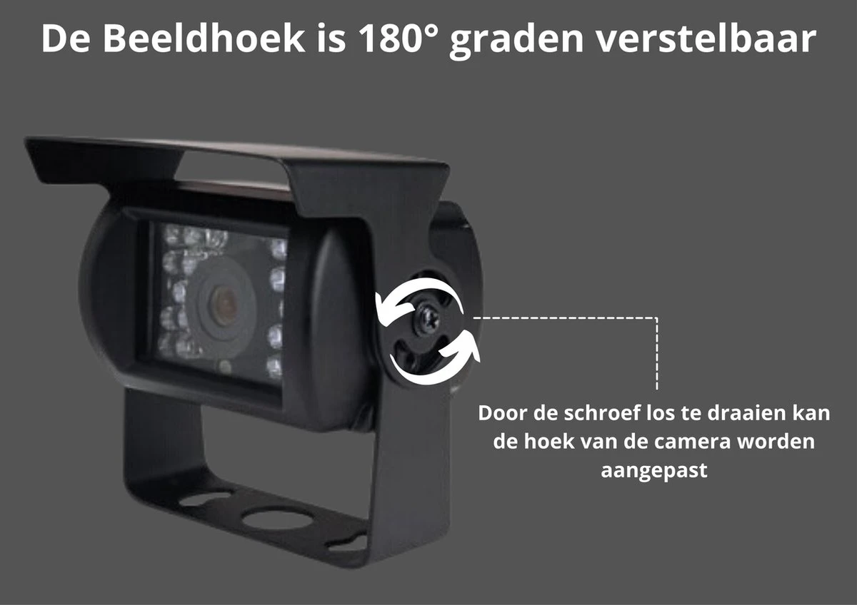 SightStrong Draadloze Achteruitrijcamera - 7” Scherm - Nachtzicht 18LED 15m SightStrong Draadloze Achteruitrijcamera - 7” Scherm - Nachtzicht 18LED 15m -Outdoor Kampeeruitrusting Winkel 1200x848 5
