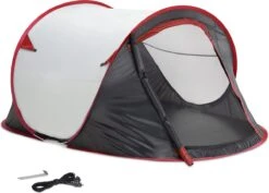 JEMIDI Tweepersoons Pop-up Tent - Opgooitent, Werptent Voor 2 Personen - Ideaal Als Festivaltent Of Kampeertent - Verschillende Kleuren -Outdoor Kampeeruitrusting Winkel 1200x858 3