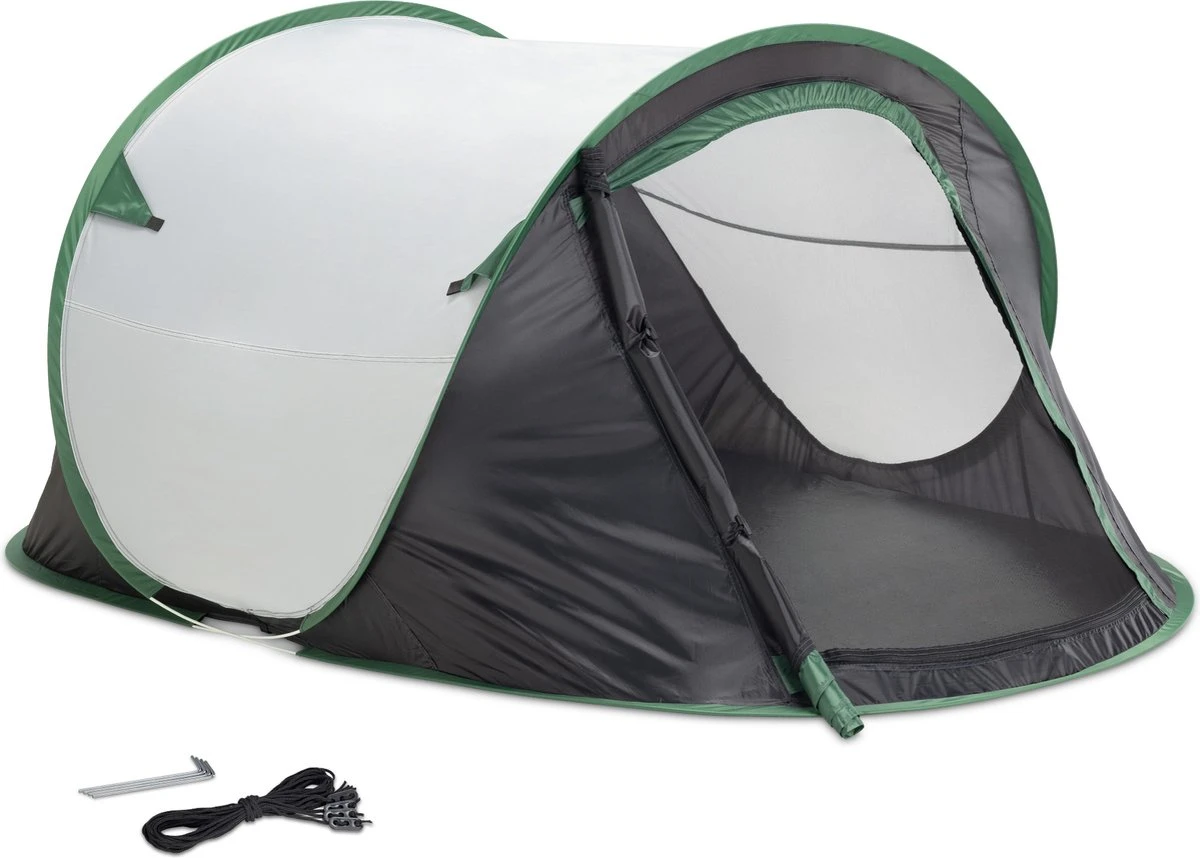 JEMIDI tweepersoons pop-up tent - Opgooitent, werptent voor 2 personen - Ideaal als festivaltent of kampeertent - Verschillende kleuren JEMIDI Tweepersoons Pop-up Tent - Opgooitent, Werptent Voor 2 Personen - Ideaal Als Festivaltent Of Kampeertent - Verschillende Kleuren -Outdoor Kampeeruitrusting Winkel 1200x858 6