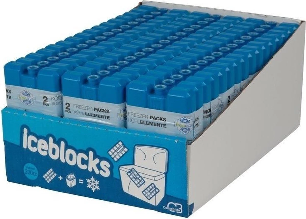 Koelelementen set 14 stuks 200 cc Merkloos Koelelementen Set 14 Stuks 200 Cc -Outdoor Kampeeruitrusting Winkel