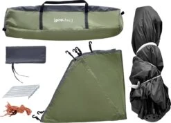 Pro-Tec Tent Nybro Automatisch 240x205x140 Cm Donkergroen -Outdoor Kampeeruitrusting Winkel 1200x866 5